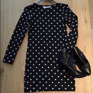 Black&White Polka Dot Mini Dress, & Other Stories
